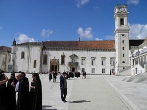 Plein universiteit Coimbra